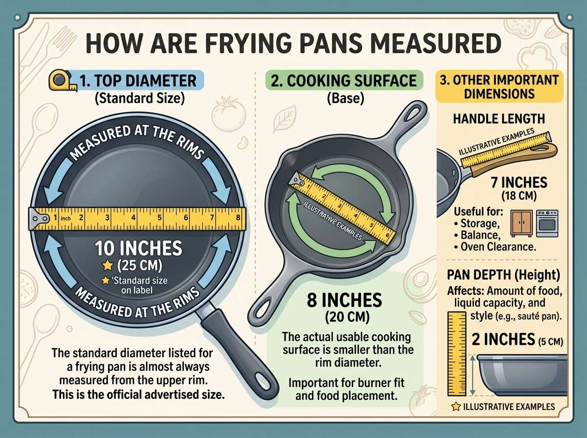 How Are Frying Pans Measured
