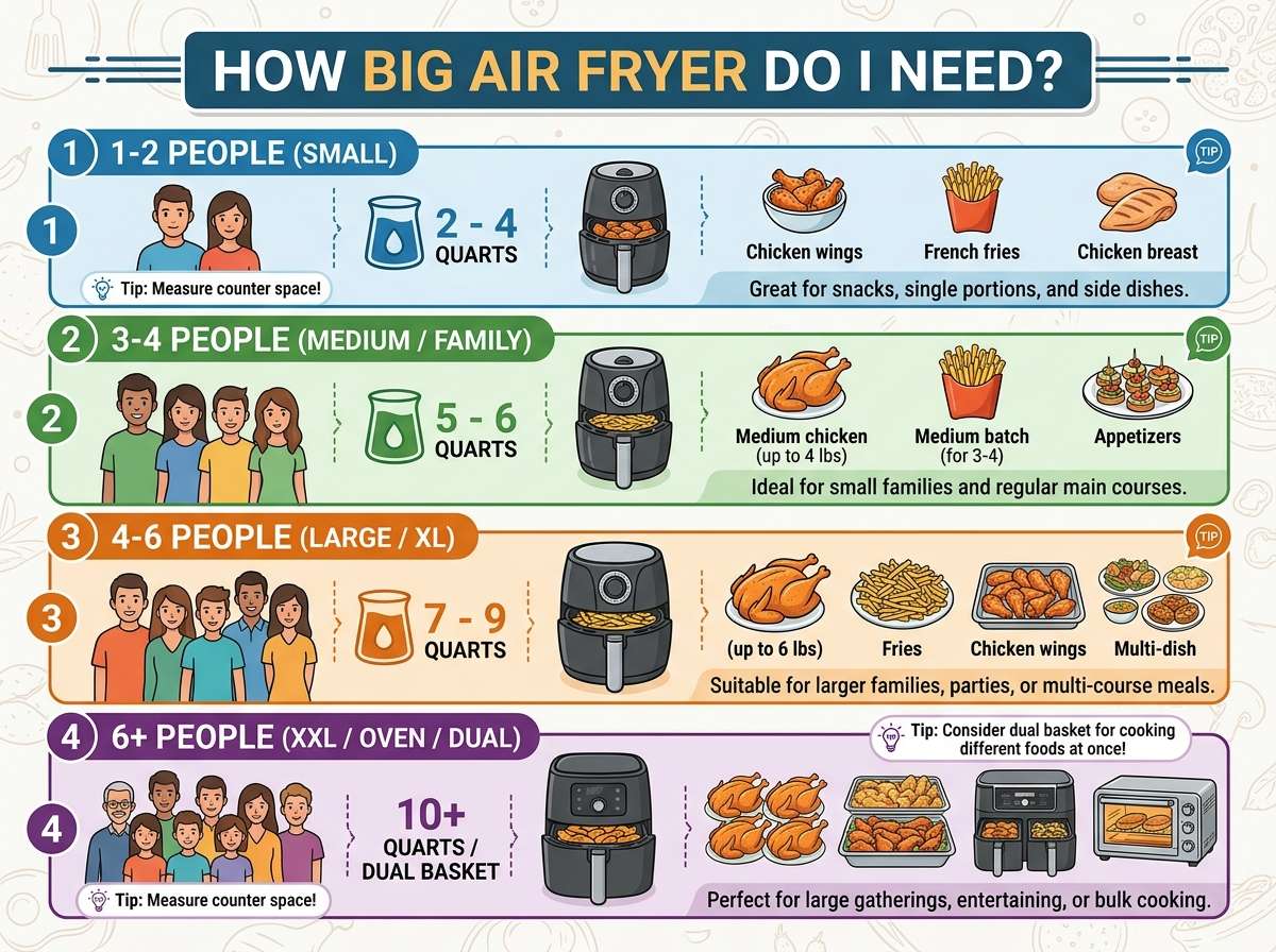 How Big Air Fryer Do I Need