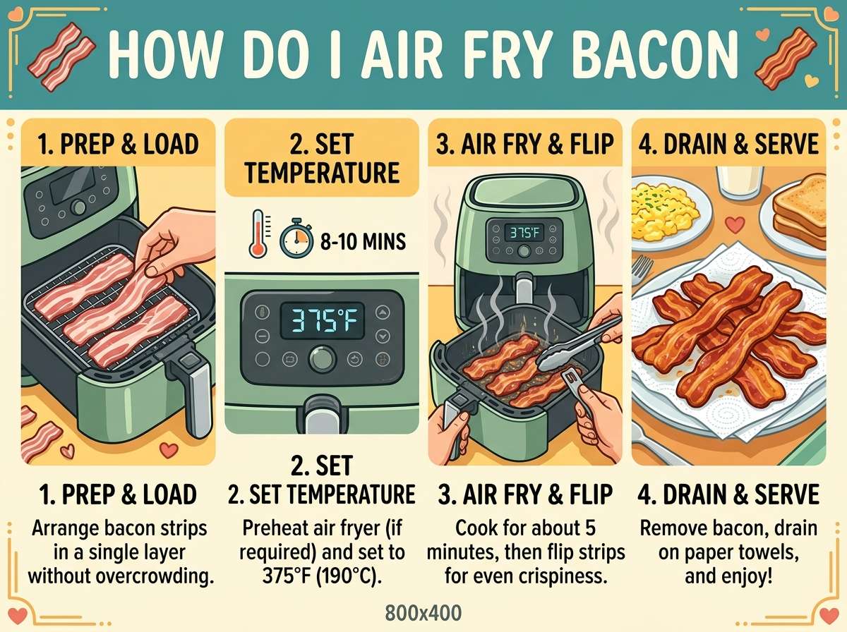 How to Air Fry Bacon