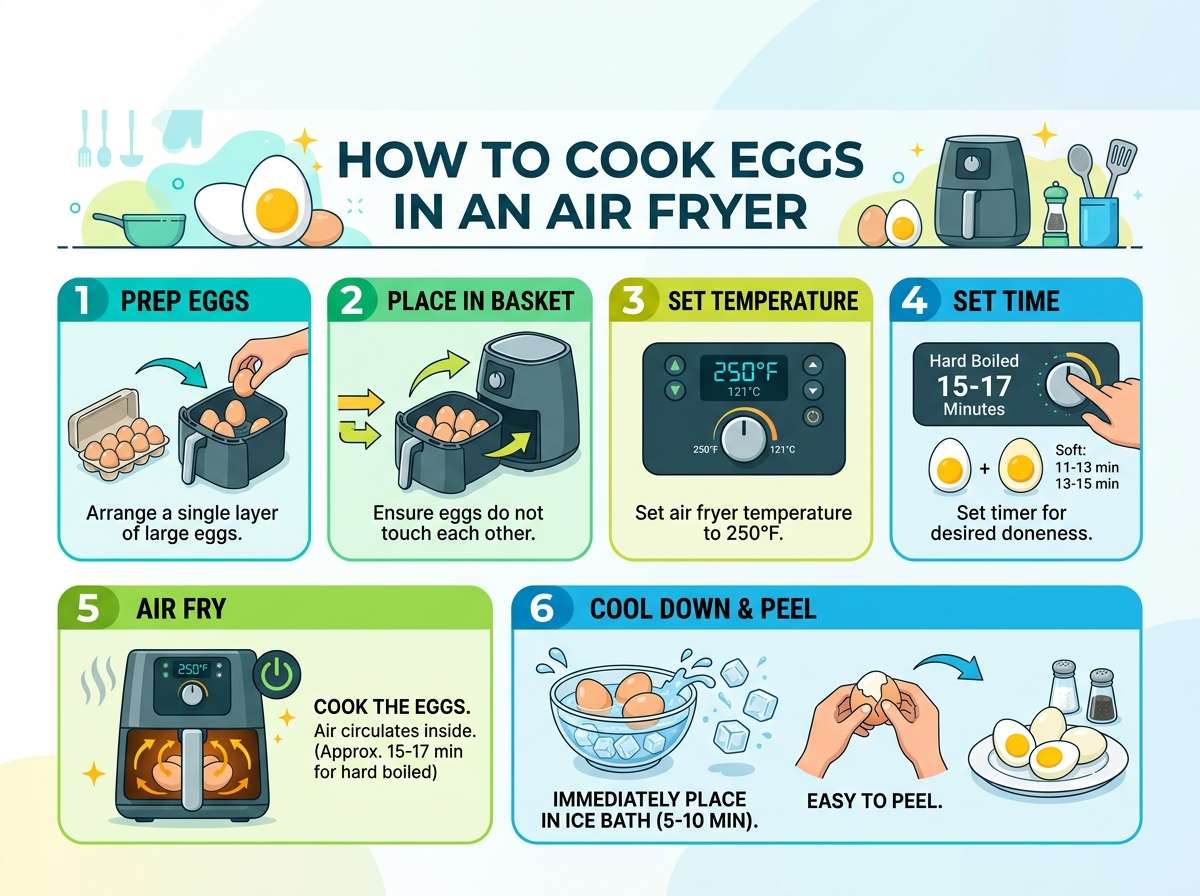 How to Cook Eggs in an Air Fryer