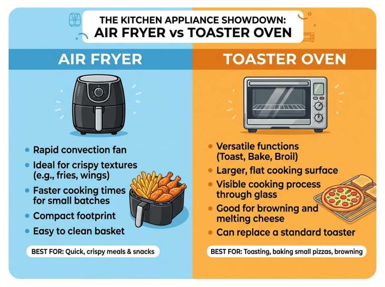 Air Fryer vs Toaster Oven