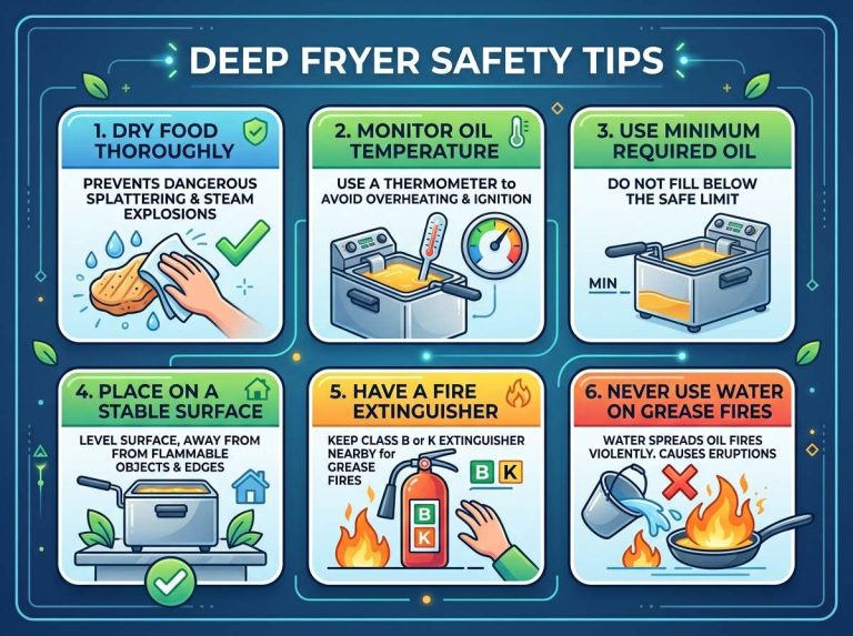 Deep Fryer Safety Tips