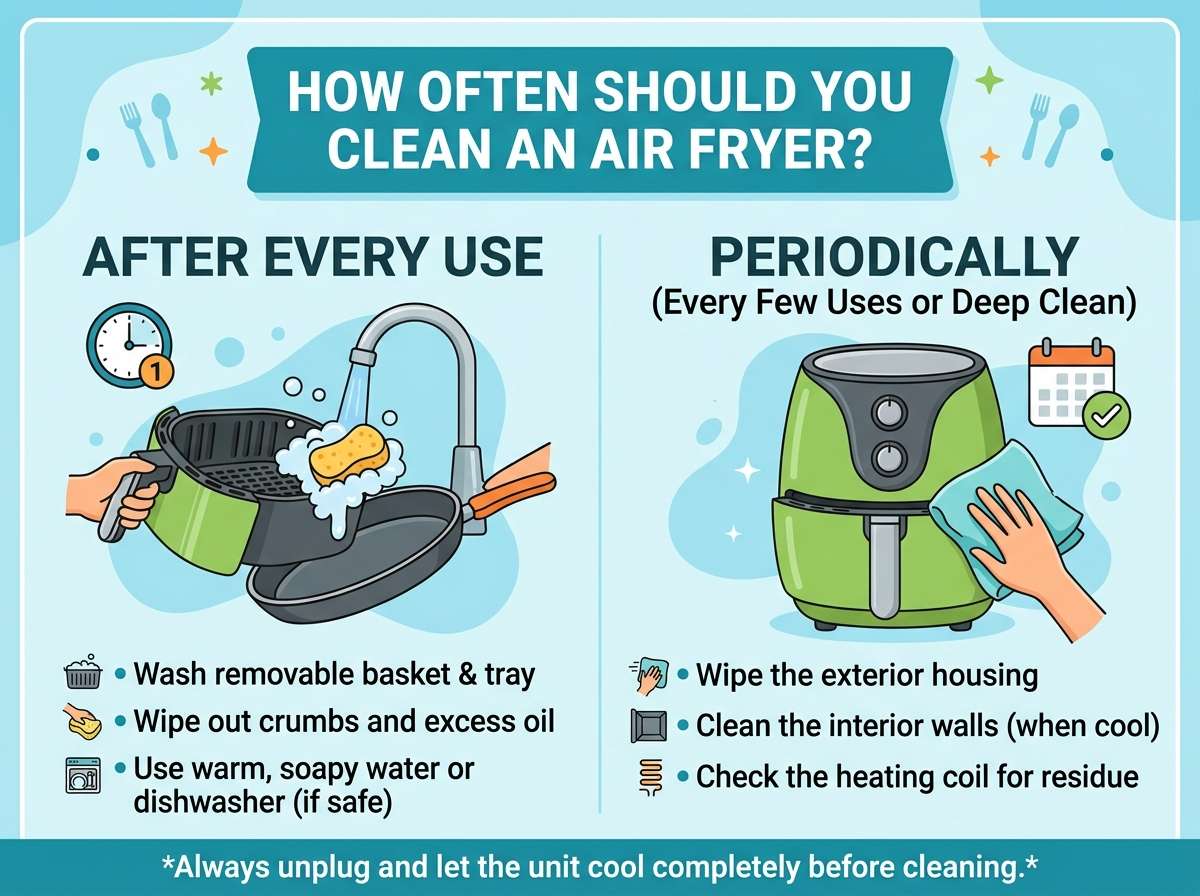 How Often Should You Clean an Air Fryer