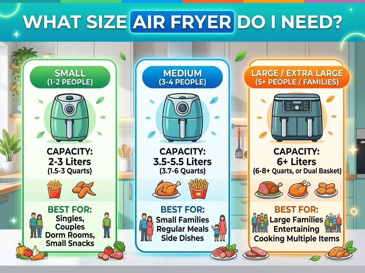 What Size Air Fryer Do I Need