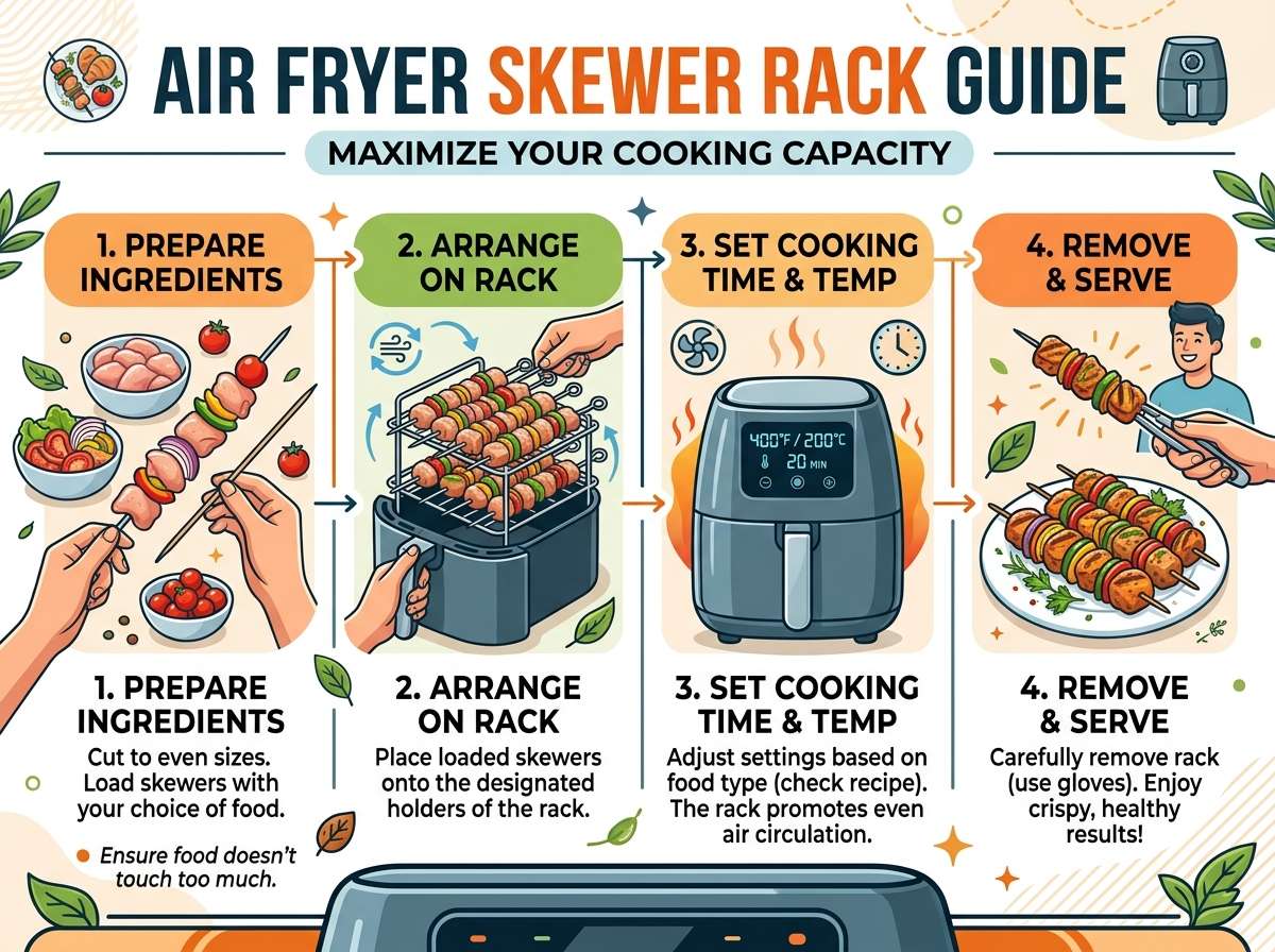 Air Fryer Skewer Rack Guide