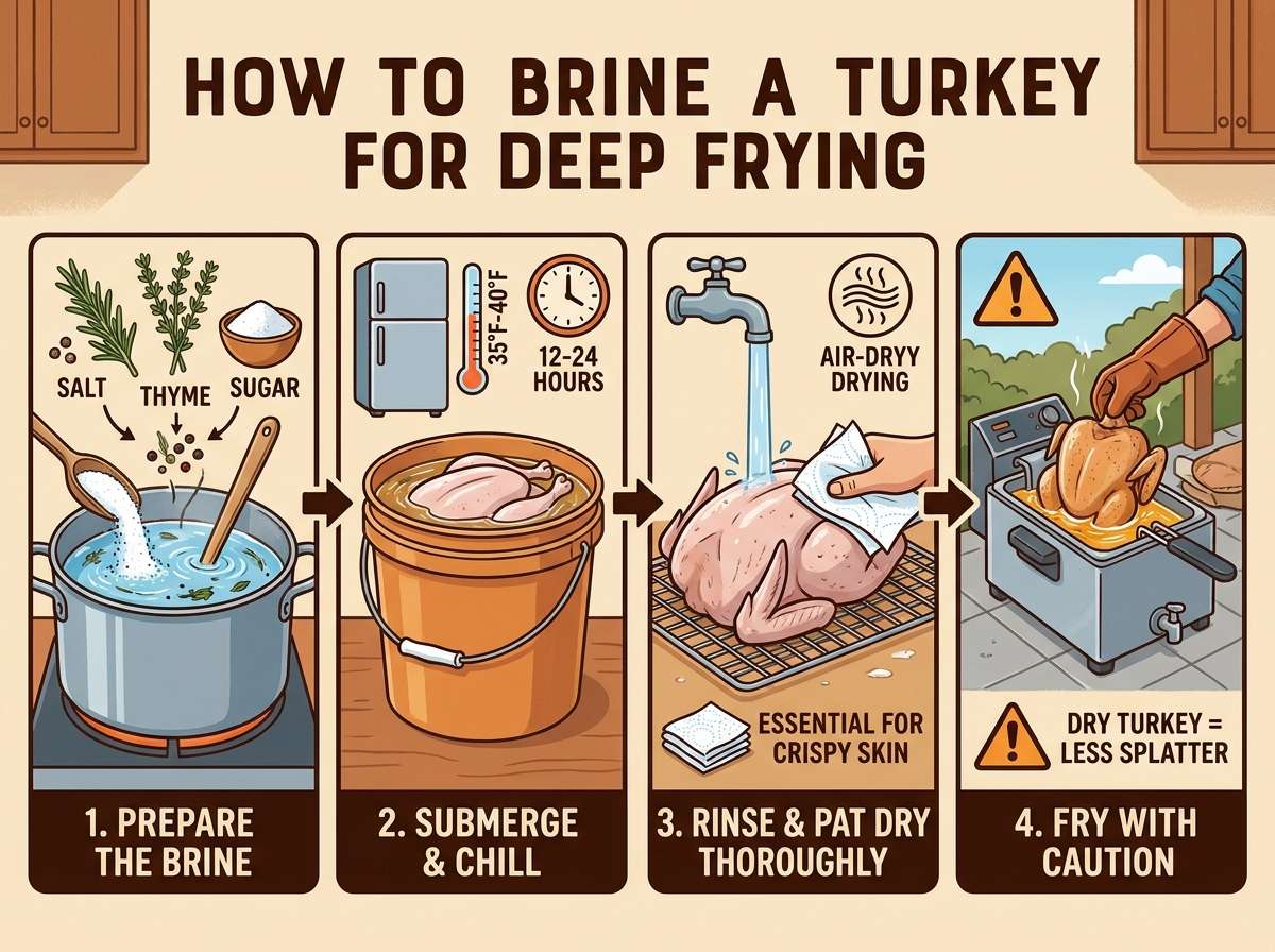 How to Brine a Turkey for Deep Frying