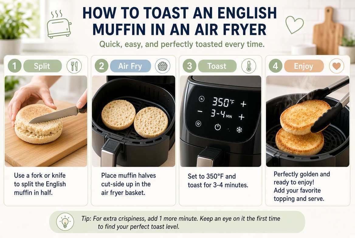 How to Toast an English Muffin in an Air Fryer