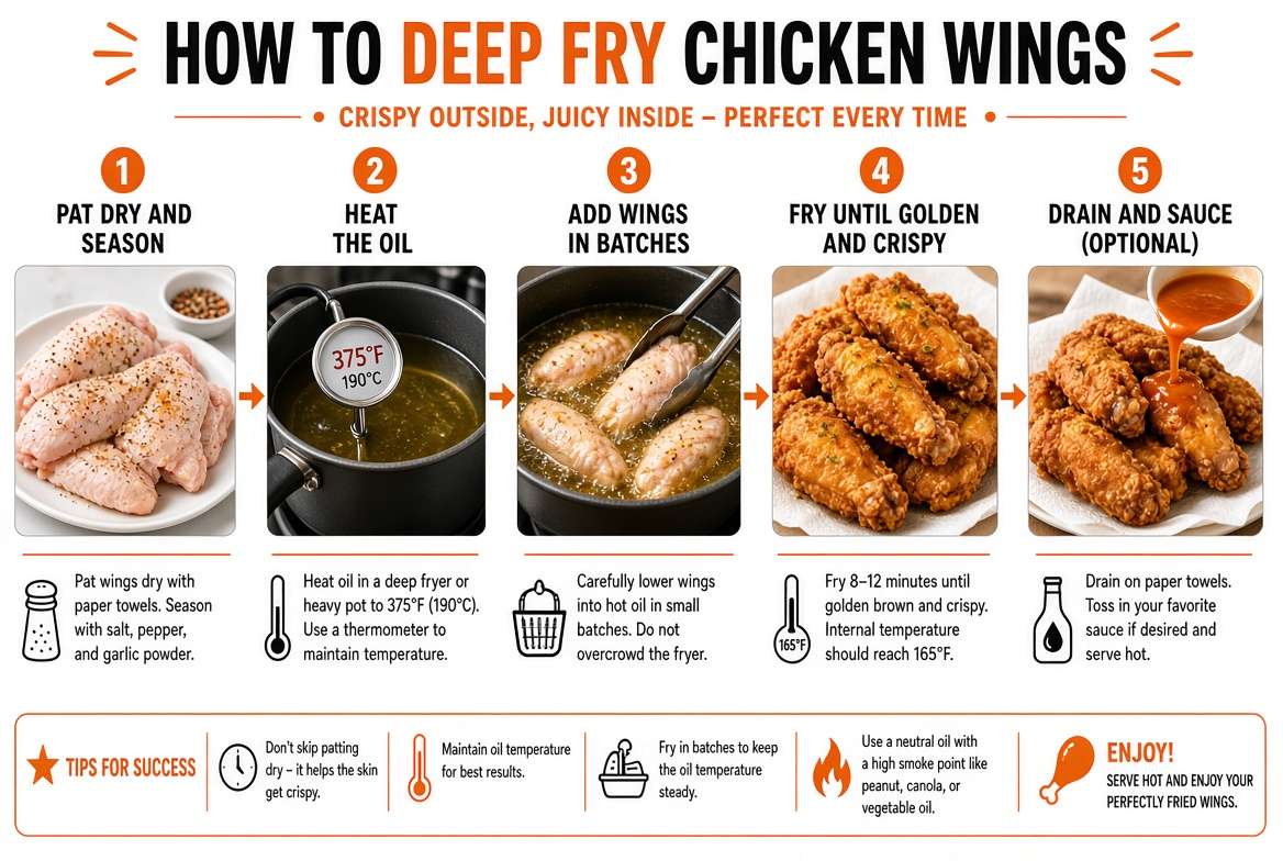 How to Deep Fry Chicken Wings at Home